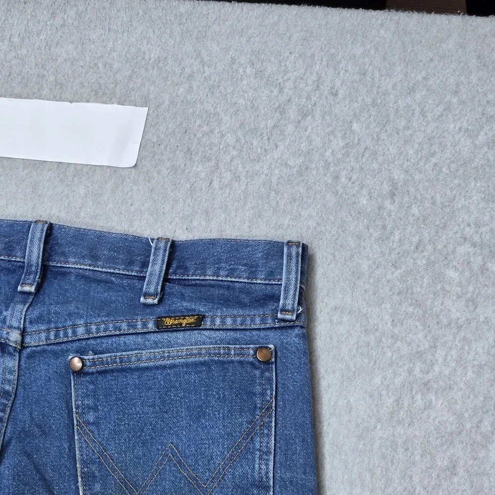 Wrangler Men Jeans 30X34 Blue Denim 13MW Cowboy Cut Original Fit 34